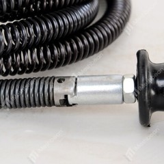 45&prime; x 5/8&Prime; Sectional Pipe Drain Cleaning Cable Sewer Cable fits RIDGID