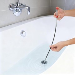 Drain Snake, 79-Inch Drain Clog Tool, Flexible Grabber Claw for Bath Tub, , K&hellip;