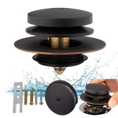 Bronze Universal Tub Drain Tip Toe Conversion Kit Oil Rubbed