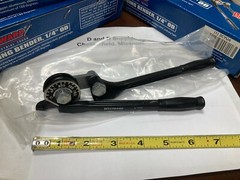 Westward 3CYU6, Lever Type Tubing Bender, 1/4&Prime;, Brand New