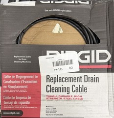 Ridgid C1 5/16 In. X 25 Ft. Drain Snake Cable W/ Bulb Auger Blemished Box New