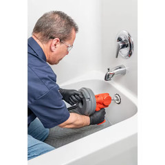 EZ SPIN Drain Cleaning Snake Auger