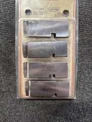 Mixed Lot of 3 Ridgid Pipe Dies 47785 1/2&Prime;-3/4&Prime; 47745 1/2&Prime;-3/4&Prime; 47750 1&Prime;-2&Prime;
