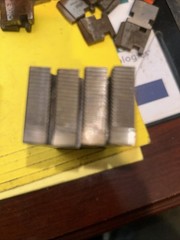 RIDGID 1/4&Prime; &ndash; 20&Prime; UNC (R.H) Alloy Steel Universal Bolt Dies 47985
