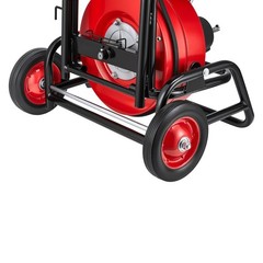 Portable Drain Snake Machine: 100ft 1/2&Prime; Solid Core Cable, 2&Prime;-6&Prime; Pipes
