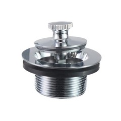 1.5&Prime;Chrome Tub Drain Extractor Wrench with Drain Stopper 1/2&Prime;x 1.5 Coarse Thread