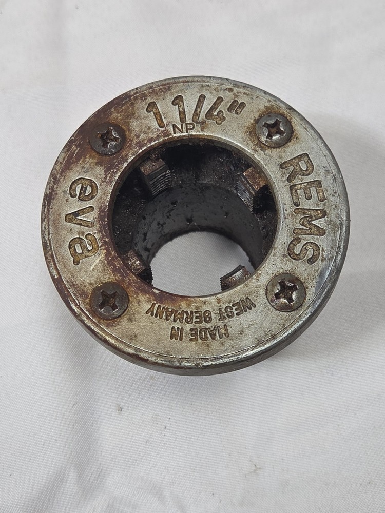 REMS 1 1/4&Prime; NPT Die Head &ndash; Genuine REMS Pipe Threader Die &ndash; Amigo / Eva