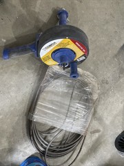 Cobra Products Pistol Grip Power Drum Drain Auger 1/4 In x 25 Ft