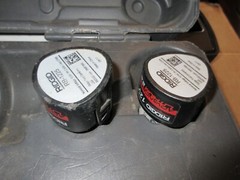 RIDGID RP240 Tool Kit 2 batteries, 4 press heads looks ok works great, in case
