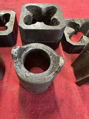 Vintage Craftsman USA Pipe Threader With 6 Square Dies & 4 Pipe Guides USA Old