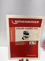 Rothenberger Automatic Threader Die Head 1/2&Prime; &ndash; 2&Prime; NPT With Cutters And Extras
