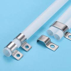 20Pcs Pipe Strap, 304 Stainless Steel Pipe Support Strap Fit for 1-3/16in(30mm)