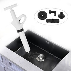 High Pressure Toilet Air Plunger Kit Air Toilet Unclogger Air Drain Blaster Kit