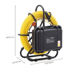 300ft Sewer Camera 9in Screen IP68 DVR for 16GB SD Card