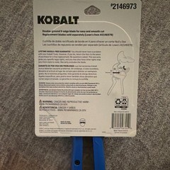 Kobalt Ratchet Pipe Cutter 1-5/8 in PVC Model 58704 MPN 2146973