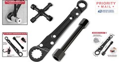 High Carbon Steel Plumbing Tool Kit 3-Piece with Sillcock Key for Tight Spaces