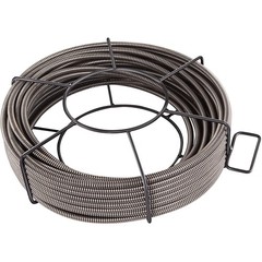VEVOR Drain Cleaning Cable 75ft x 3/8 inch Solid Core Sewer Black