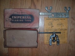 Vintage Imperial Brass Mfg Co Flaring Tool Original Box & Instructions No. 195-F