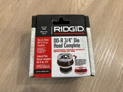 RIDGID 00-R 3/4&Prime; Pipe Threader Set 38540 Ratchet Handle + 36895 Die Head NEW USA