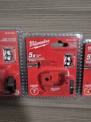 3 Pcs Milwaukee Mini Copper Tubing Cutter &ndash; Include 1&Prime; , 3/4&Prime; And 1/2&Prime;