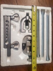 NOS 7-PC FLARING TOOL KIT Tubing Cutter, Bending Tubes TAIWAN NEW box bad shape