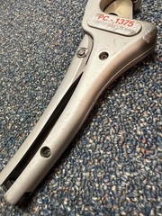 Ridgid PC-1375 plastic pipe & tubing cutter, used, good condition