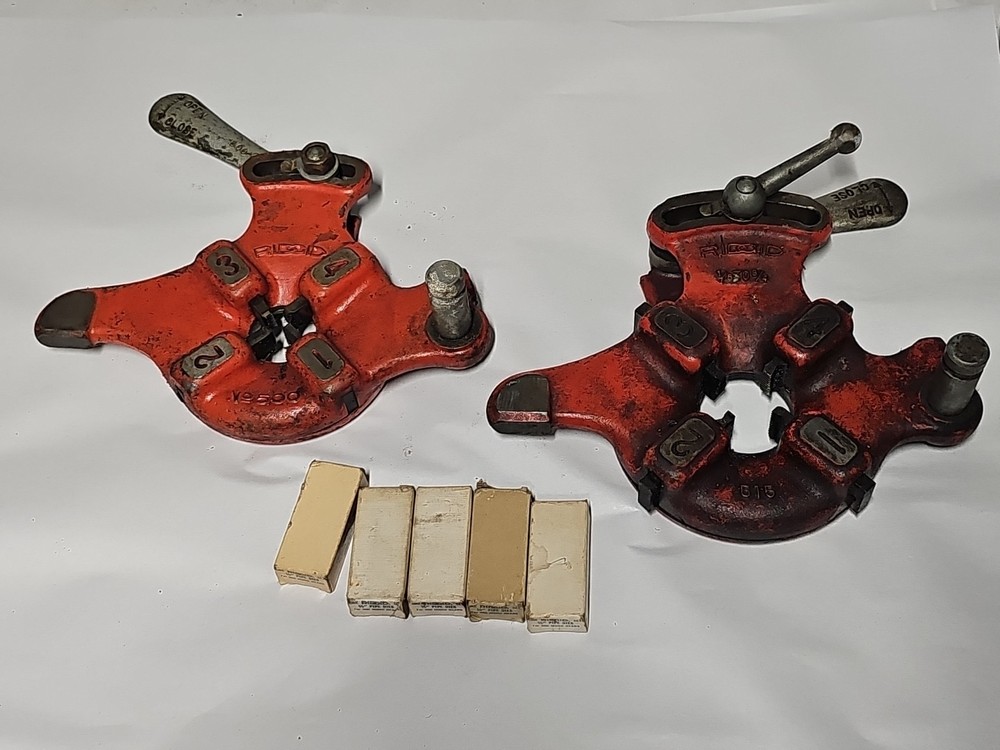 Ridgid 500 1/4&Prime; And 515 Pipe Threading w/dies Lot Of Two Tools