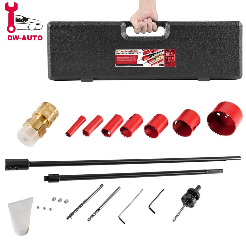 08350 DM3MECH Mechanical Hot Tapping Machine Complete Kit for NPT 3/4&Prime; to 4&Prime;
