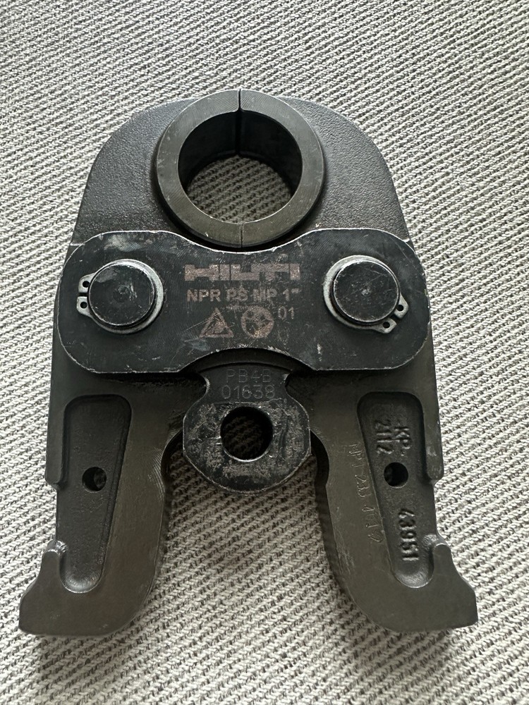 Hilti 1&rdquo; Pipe Press Jaw For Crimper 2217411 NPR PS PP Pro press Viega 1 Inch Jaw