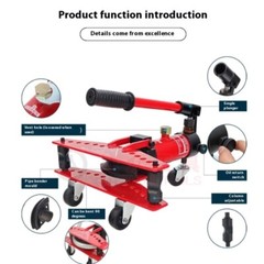 SWG-25 Small Manual Hydraulic Pipe Bender Bending 90 Degrees Steel Pipe 10-25mm
