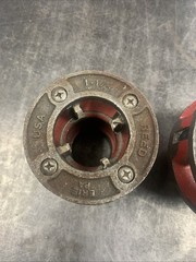 Reed R12+ 1-1/4&Prime; & 2&Prime; NPT Drophead Die Head Pipe Threader Dies USA