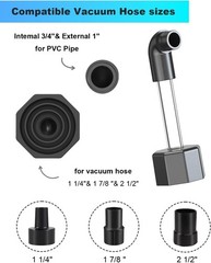 Durable AC Drain Line Unclogger with Wet/Dry Vacuum Attachment &ndash; 6 x 3 Inches