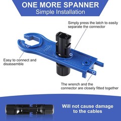 Solar Connector Kit 14-10AWG, 12 Pairs Connectors & 2 Spanner Wrenches | MC4 Sol