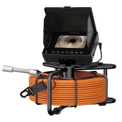 10M Sewer Pipe Inspection Camera, 17mm Drain Sewer Pipeline Industrial Endoscope