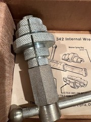 Ridgid 31405 342 Internal Wrench 4 1/2&Prime;, 1&Prime; &ndash; 2&Prime; Pipe Capacity, 15/8 lbs