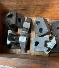 Vintage REED Mfg. Co. Pipe Die Threader Set No. 2 AP Dies and Wood Box