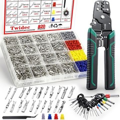 820PCS Crimping Pliers and Pin Connector Kit for Car Electrical Wire Terminals 2