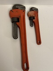 Pittsburgh Pipe Wrench 14&Prime; & 8&rdquo; Steel -Straight Jaw