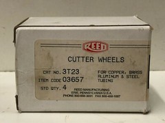 Reed Cat No 3T23 Item Code 03657 Cutter Wheel 4 pcs USA made