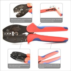 IWISS iCrimp Solar Crimping Tool for IWS4 Connectors, AWG14-10, 2.5/4/6mm2