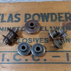 Vintage Pipe/Tubing Cutter Replacement Wheel Lot Of 8, Ridged, Toledo