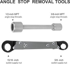 Professional Plumbing Tool Kit &ndash; Adjustable Wrench for Compression Nuts