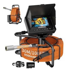 HD 1000TVL Sewer Camera 100ft Borescope Pipe Inspection 23MM