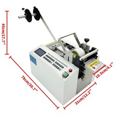 Automatic Microcomputer Pipe Cutter Plastic PVC PE Tubes Cutting Machine 110V