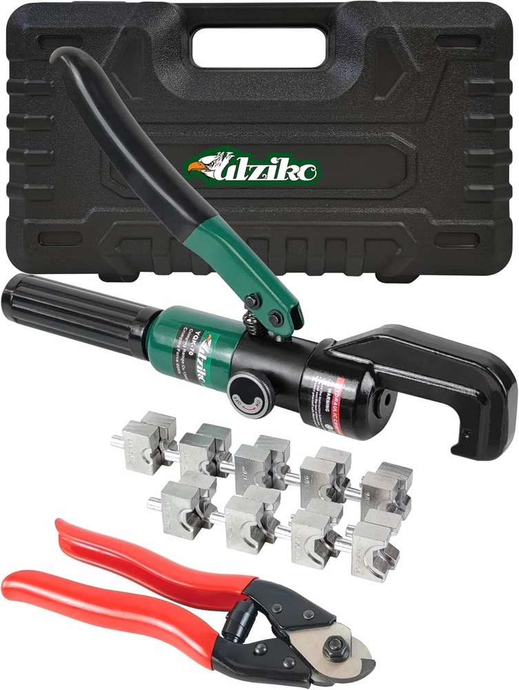 Hydraulic Crimper Tool for 1/8&Prime; 3/16&Prime; Stainless Steel Cable Railing Kit Hardware
