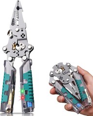DIMOT 18-in-1 Multifunctional Electrical Pliers, Wire Stripper & Screwdriver Too