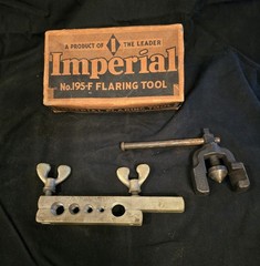 Vintage Imperial Brass Mfg Co No.195-F Flaring Tool Set w/Original Box USA