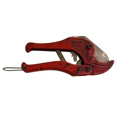 Heavy Duty Ratcheting PVC Pipe Cutter Tool Tube Cutter Made in Taiwan Red