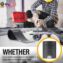 4 Piece Flexible Pipe Measuring Tool &ndash; Pipe Wrap Around for 1&Prime; to 48
