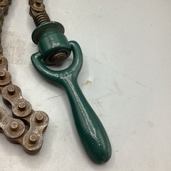Used Greenlee Chain Puller 37&Prime; Lever Hoist Hand Operated With Handle